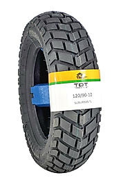 TDT TYRES MOTOSİKLET LASTİĞİ 120/90-10 TL (TUBELESS - DUBLEKS) SUBURBAN