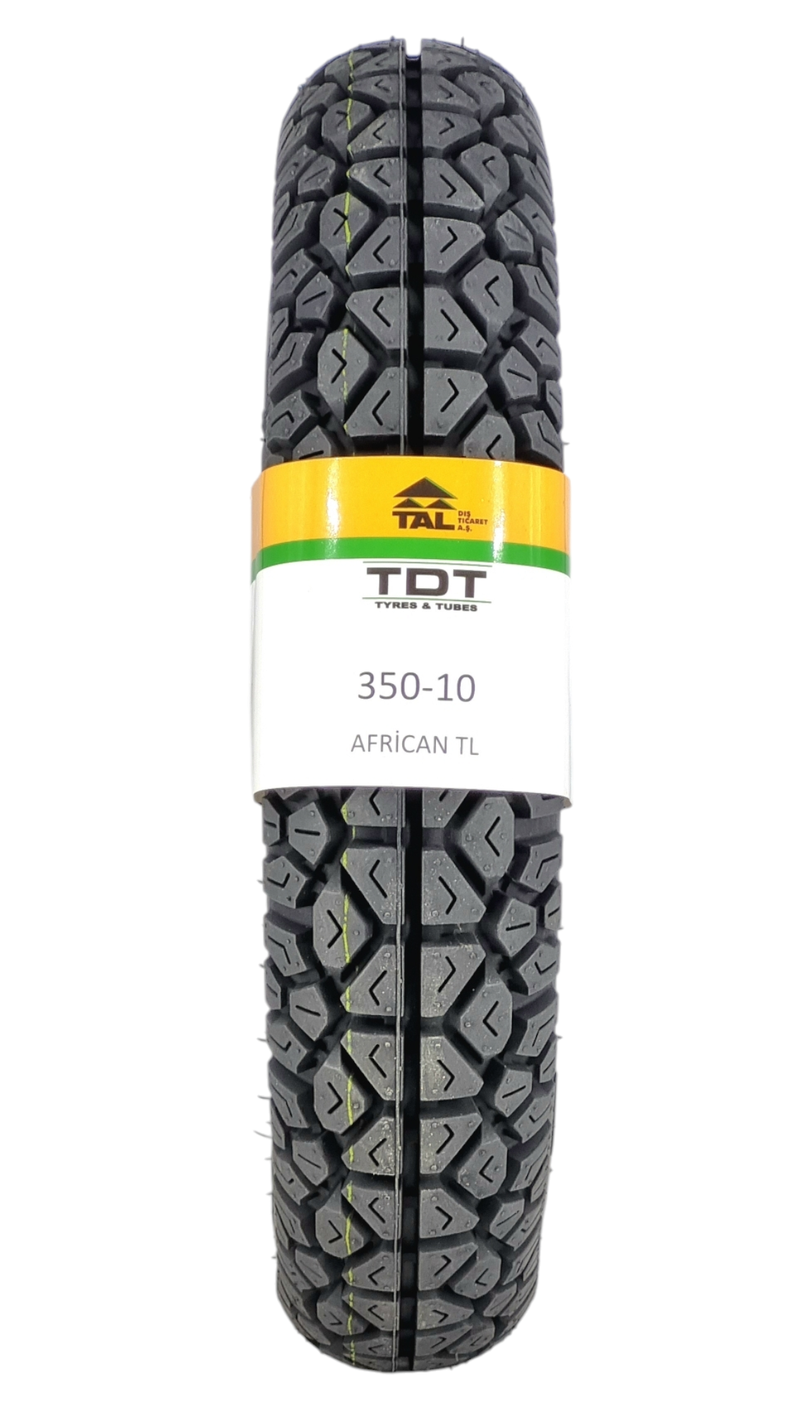 TDT TYRES SPONTİNİ ARKA LASTİK 350-10 TL (TUBELESS - DUBLEKS) AFRİCAN