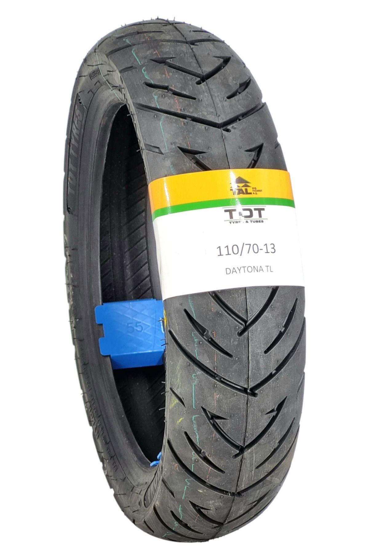 TDT TYRES 110/70-13 TL (TUBELESS - DUBLEKS) MOTOSİKLET LASTİĞİ DAYTONA