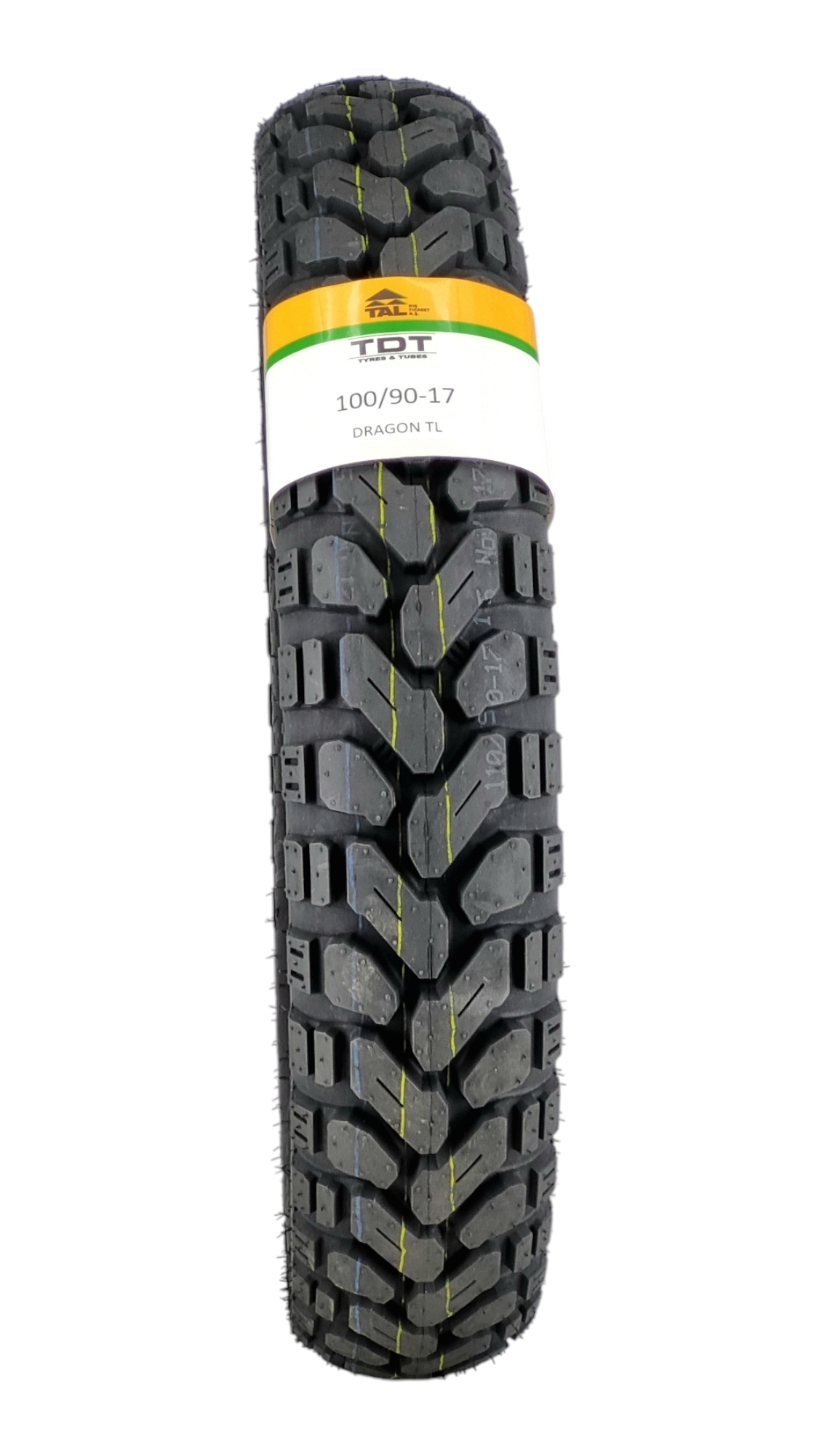 TDT TYRES 100/90-17 TL (TUBELESS - DUBLEKS) MOTOSİKLET LASTİĞİ DRAGON