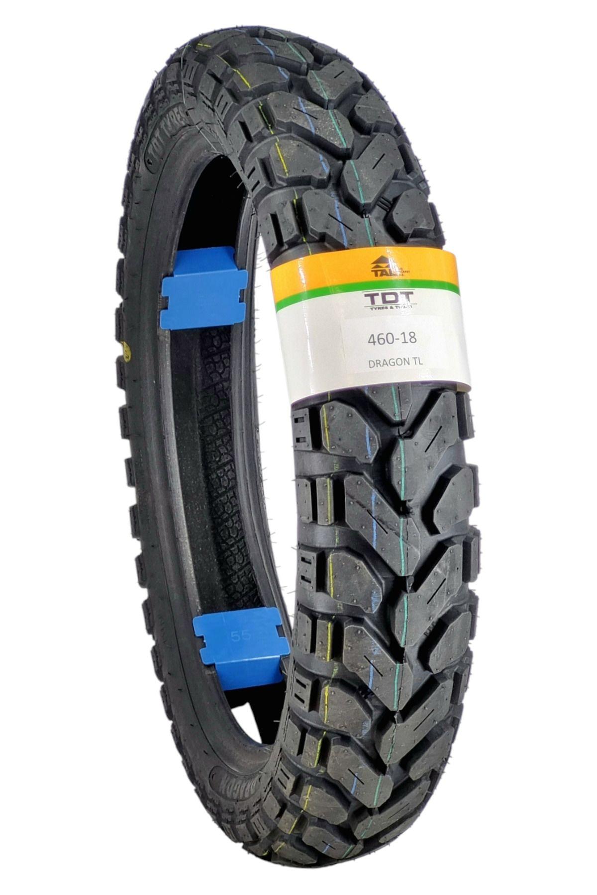 TDT TYRES 460-18 TL (TUBELESS - DUBLEKS) MOTOSİKLET LASTİĞİ DRAGON