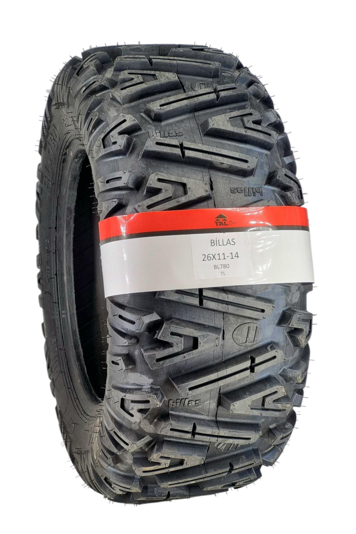 Billas ATV LASTİĞİ 26X11-14 TL (TUBELESS - DUBLEKS) BL780